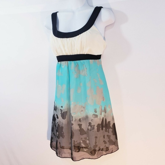 La Belle DRESS Womens Size 9 Sleeveless Empire Fla - Picture 5 of 8